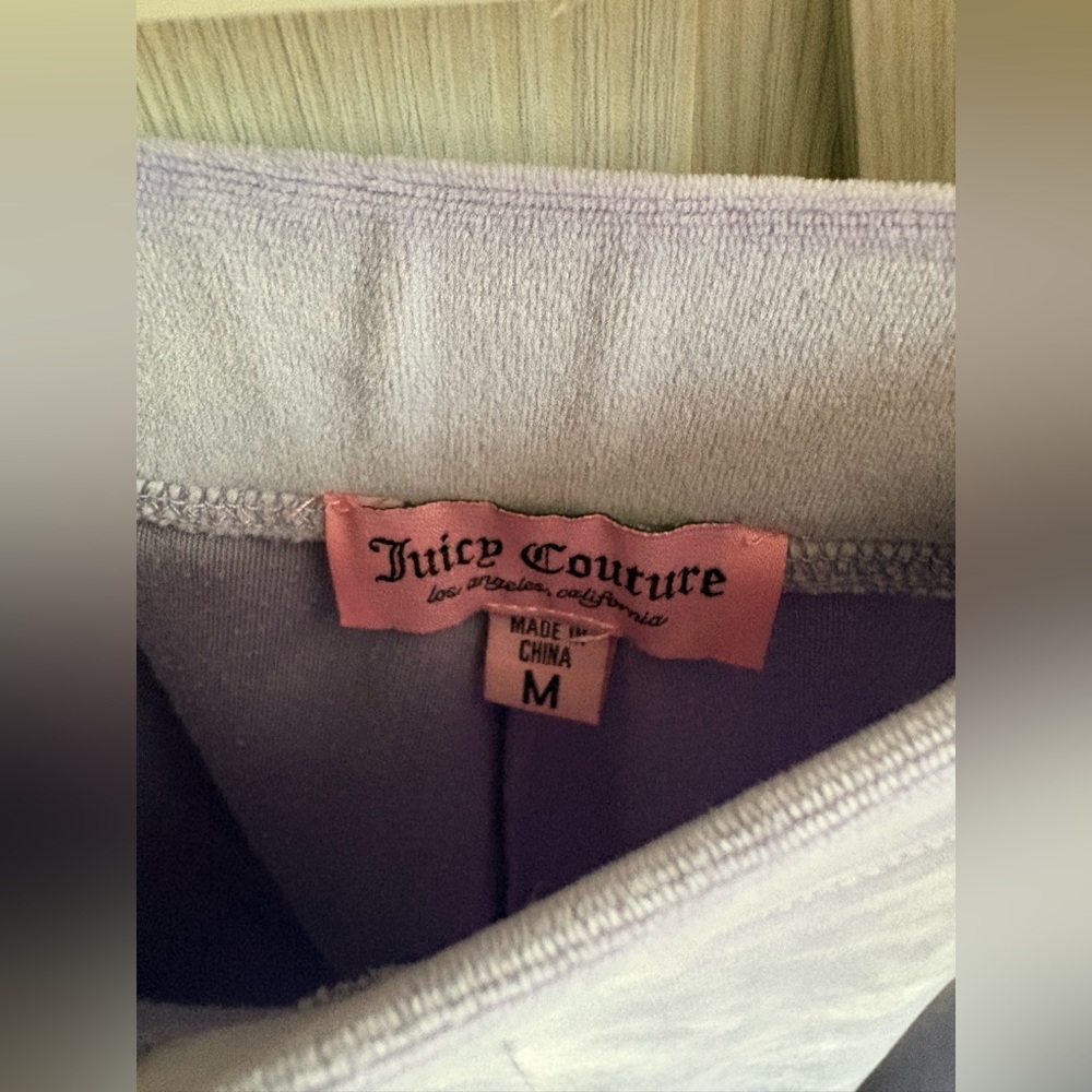 Juicy Couture Lavender Velour Zip Hoodie & Pants Set - Picture 4 of 5